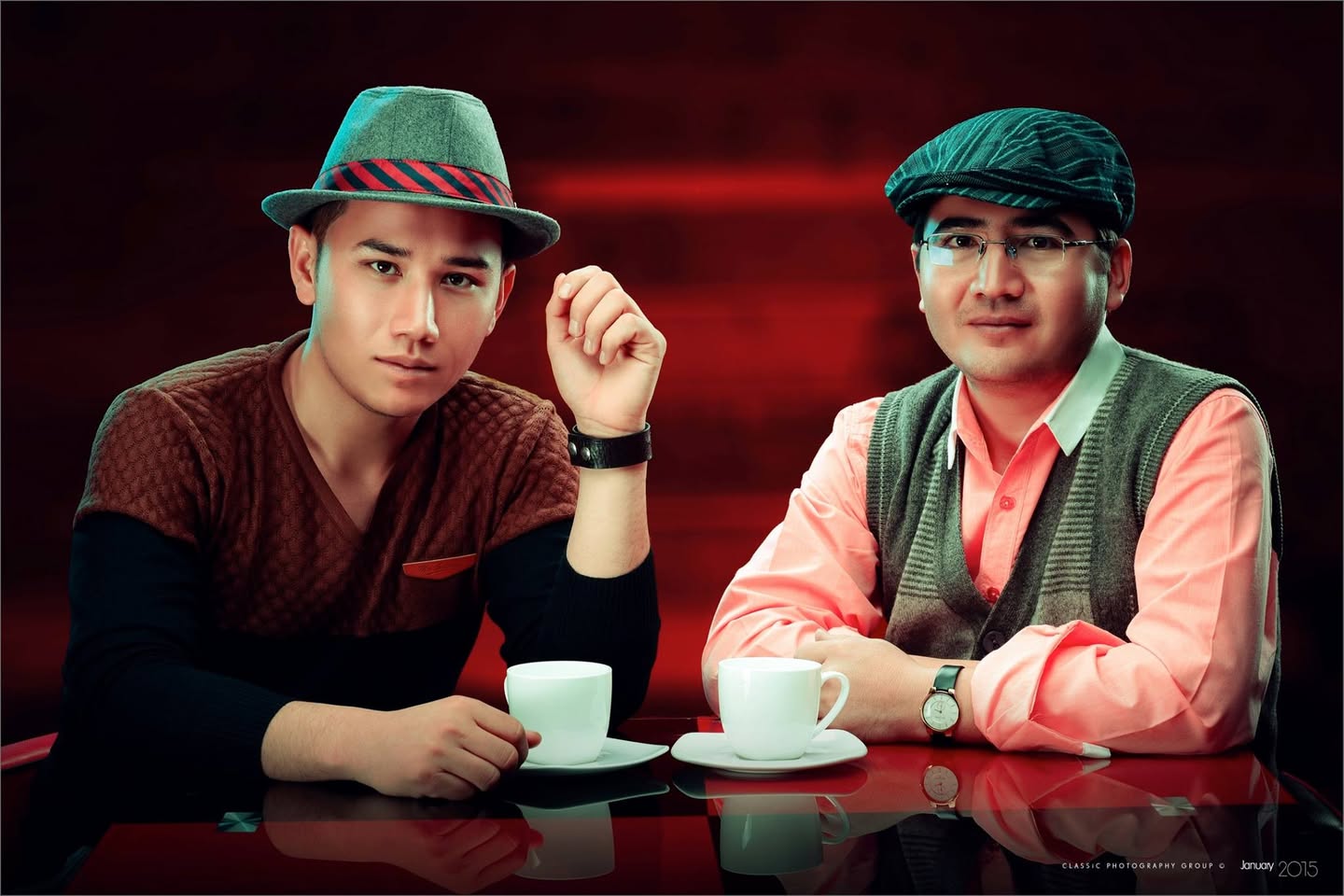 من و برادرم رسول در یکی از روزهای زمستانی در کابل Tea Talk