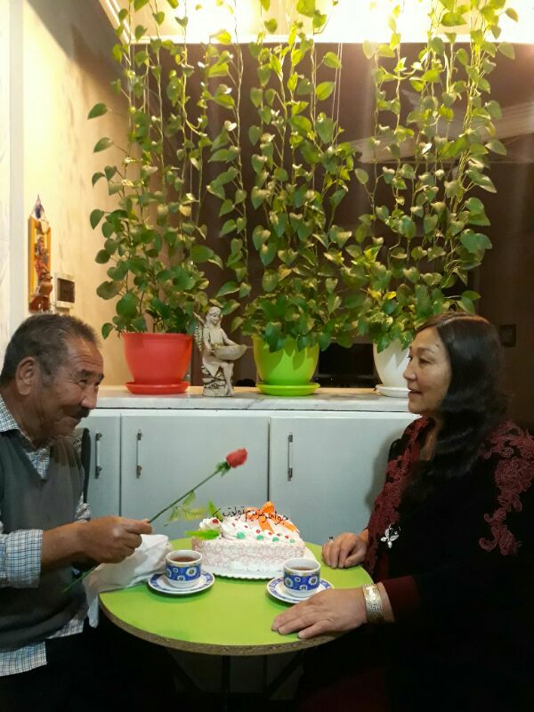 My Mother & My Father and their Flowers