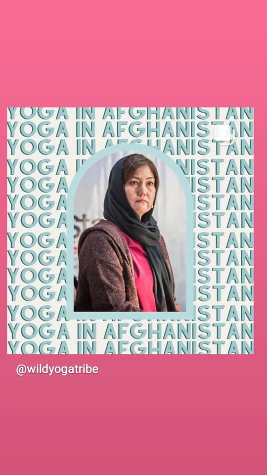 Yoga in Afghanistan with @[574393022:2048:Fakhria Momtaz] Link of podcast is in comment. #yogainafghanistan #wildyogatribe #momtazyoga #fakhriamomtaz