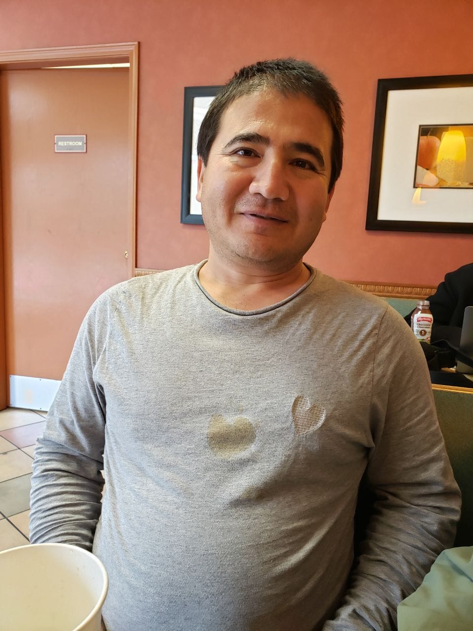 Yesterday, while drinking bitter coffee, it spilled on my clothes and the design of a heart was made. Now there are two heart designs on my clothes. I love my love.❤️❤️ Today I have a lecture about Garden therapy.
