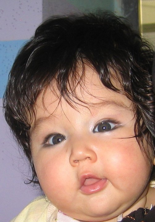 My daughter " Farangis " at 5 Month old.